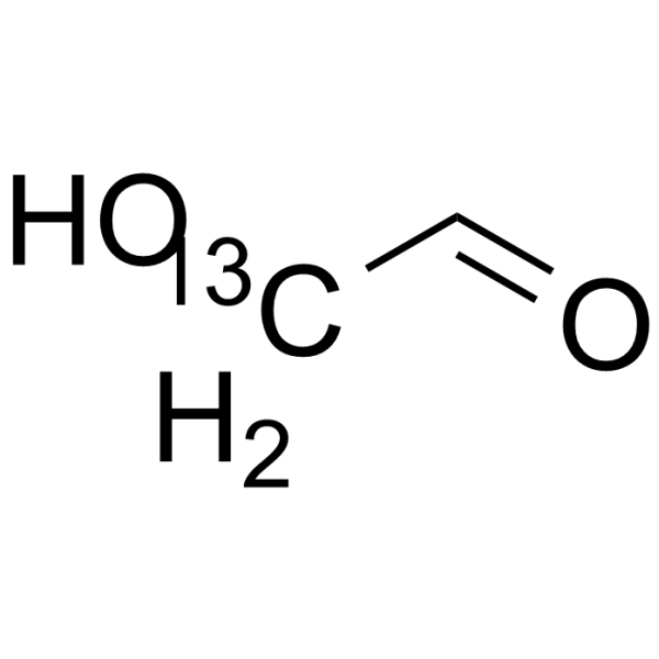 Glycolaldehyde-2-13C结构式