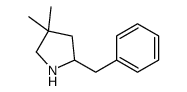 2-benzyl-4,4-dimethylpyrrolidine结构式