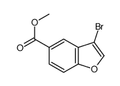 METHYL 3-BROMOBENZOFURAN-5-CARBOXYLATE Structure