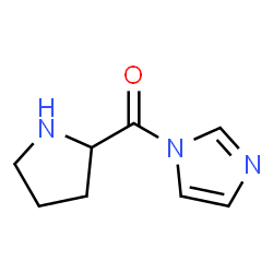 1H-Imidazole,1-(2-pyrrolidinylcarbonyl)-(9CI) Structure