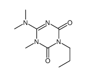 6-(dimethylamino)-1-methyl-3-propyl-1,3,5-triazine-2,4-dione Structure