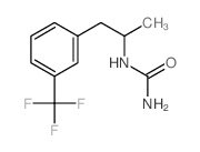 1-[3-(trifluoromethyl)phenyl]propan-2-ylurea structure