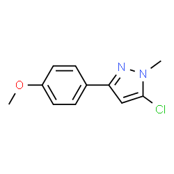 5-Chloro-3-(4-methoxyphenyl)-1-methyl-1H-pyrazole picture