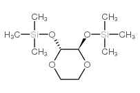 Silane, [1,4-dioxane-2,3-diylbis(oxy)]bis[trimethyl-, trans-结构式