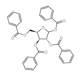 a-D-Xylofuranose, tetrabenzoate(9CI)结构式