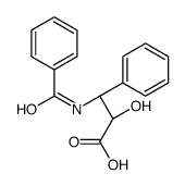 (2S,3R)-3-benzamido-2-hydroxy-3-phenylpropanoic acid结构式