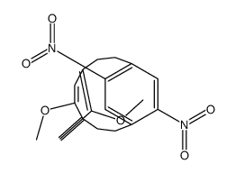 [2.2]-Paracyclophane, 2,5-dimethoxy-3',6'-dinitro Structure
