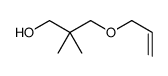 2,2-dimethyl-3-prop-2-enoxypropan-1-ol结构式
