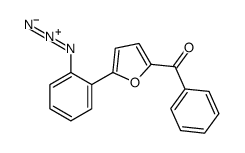 [5-(2-azidophenyl)furan-2-yl]-phenylmethanone结构式