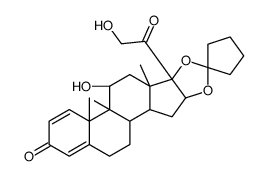 21-去乙酰氨酰胺-D4结构式