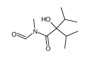 N-Formyl-2-hydroxy-N,3-dimethyl-2-(1-methylethyl)butyramide结构式