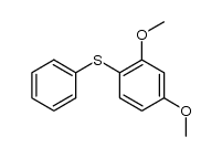 (2,4-dimethoxyphenyl)(phenyl)sulfane Structure