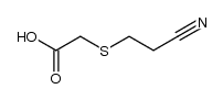 S-(2-cyanoethyl)thioacetic acid结构式