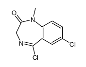 5,7-dichloro-1-methyl-3H-1,4-benzodiazepin-2-one Structure