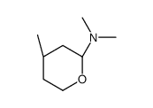 (2R,4S)-N,N,4-trimethyloxan-2-amine Structure