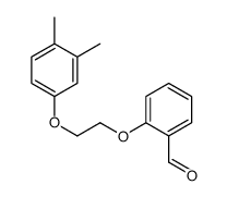 2-[2-(3,4-dimethylphenoxy)ethoxy]benzaldehyde Structure