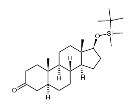 17β-TBDMS-dihydrotestosterone结构式