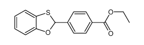 ethyl 4-(1,3-benzoxathiol-2-yl)benzoate结构式