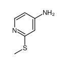 2-(甲基硫代)-4-吡啶胺结构式