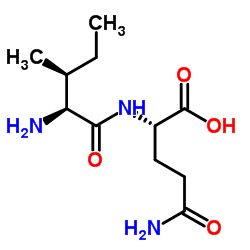 H-Ile-Gln-OH structure