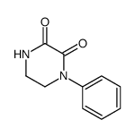 1-苯基哌嗪-2,3-二酮结构式