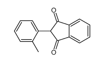 2-(2-methylphenyl)indene-1,3-dione Structure