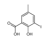 2-hydroxy-3-iodo-5-methylbenzoic acid结构式