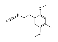 1-(2,5-dimethoxy-4-methylphenyl)-2-propyl azide Structure