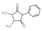 3,4-dimethyl-1-phenyl-pyrrolidine-2,5-dione结构式