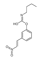 [3-(2-nitroethenyl)phenyl] N-butylcarbamate结构式