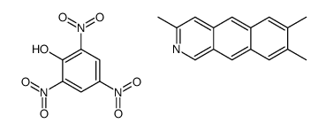 3,7,8-trimethylbenzo[g]isoquinoline,2,4,6-trinitrophenol结构式