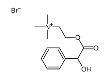 2-(2-hydroxy-2-phenylacetyl)oxyethyl-trimethylazanium,bromide结构式