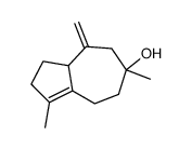 3,6-dimethyl-8-methylidene-1,2,4,5,7,8a-hexahydroazulen-6-ol Structure