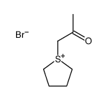 1-(thiolan-1-ium-1-yl)propan-2-one,bromide Structure