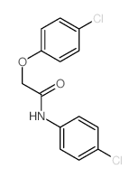 2-(4-chlorophenoxy)-N-(4-chlorophenyl)acetamide结构式
