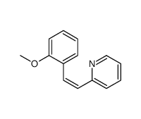 2-[(Z)-2-(2-methoxyphenyl)ethenyl]pyridine Structure