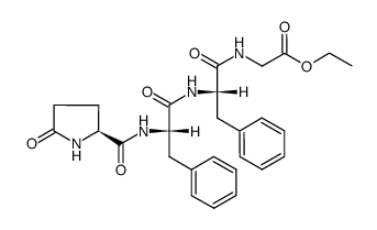 pGlu-Phe-Phe-Gly-OEt结构式