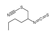 2-isothiocyanatohexyl thiocyanate Structure