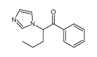 2-imidazol-1-yl-1-phenylpentan-1-one Structure