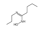 N-hydroxy-N'-propylpentanimidamide结构式