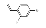 4-BROMO-2-FLUORO-1-VINYLBENZENE Structure
