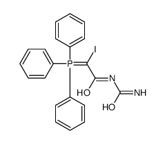 N-carbamoyl-2-iodo-2-(triphenyl-λ5-phosphanylidene)acetamide结构式