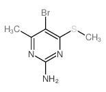 5-bromo-4-methyl-6-methylsulfanyl-pyrimidin-2-amine picture