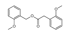 o-methoxybenzyl o-methoxyphenylacetate结构式