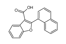 2-naphthalen-1-yl-1-benzofuran-3-carboxylic acid Structure