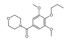 4-(3,5-Dimethoxy-4-propoxybenzoyl)morpholine Structure