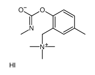trimethyl-[[5-methyl-2-(methylcarbamoyloxy)phenyl]methyl]azanium,iodide Structure
