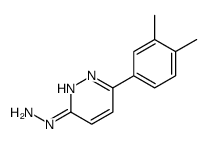 [6-(3,4-dimethylphenyl)pyridazin-3-yl]hydrazine结构式