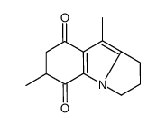 4,7-dimethyl-2,3,6,7-tetrahydro-1H-pyrrolo[1,2-a]indole-5,8-dione Structure