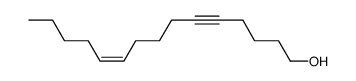 (Z)-10-Pentadecen-5-yn-1-ol Structure